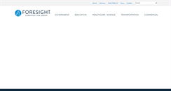 Desktop Screenshot of foresightcgi.com