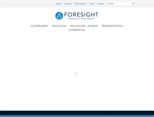 Tablet Screenshot of foresightcgi.com